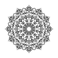 mandala desenhada à mão. decoração em ornamento de doodle oriental étnica. vetor