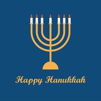 ilustração vetorial de lâmpada de hanukkah. lâmpada de hanukkah vetorial, festival de menorá, design plano vetor