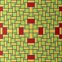 padrão geométrico de azulejos abstratos vetor
