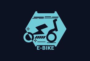 e modelo de design de logotipo e ícone de bicicleta vetor