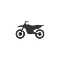 design de logotipo de ícone de motocicleta vetor