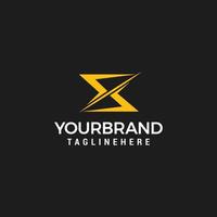 carta de imagem de logotipo criativo xz design de ícone de logotipo xz zx para o seu negócio moderno vetor