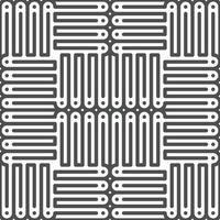 padrão de linhas de forma geométrica sem costura abstrata vetor