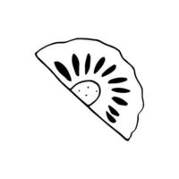 doodle desenhado de mão de frutas noni. , minimalismo, escandinavo, monocromático, nórdico, esboço ícone adesivo rótulo isolado superalimento vetor