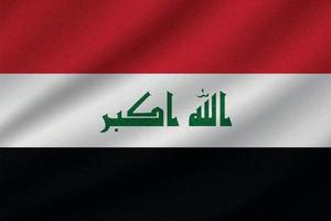 bandeira nacional do iraque vetor