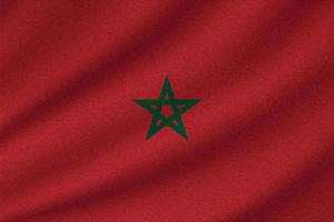 bandeira nacional de Marrocos vetor