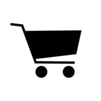 ilustração em vetor ícone carrinho de compras