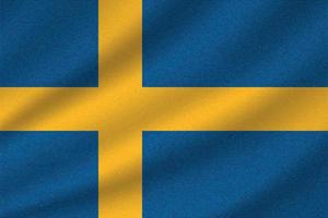 bandeira nacional da Suécia vetor