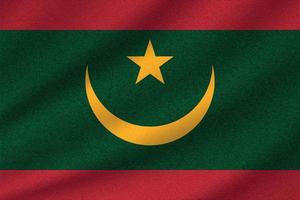 bandeira nacional da mauritânia vetor