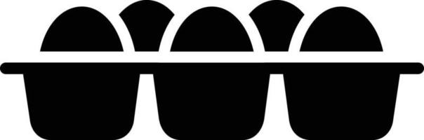 ícone de glifo de ovo vetor