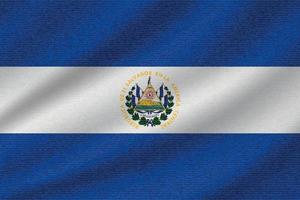 bandeira nacional de el salvador vetor