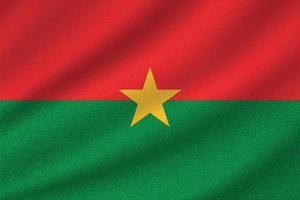 bandeira nacional de burkina faso vetor