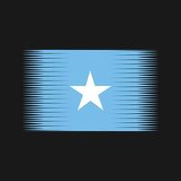 vetor de bandeira da Somália. bandeira nacional