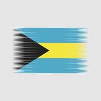 vetor de bandeira das bahamas. bandeira nacional