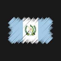 pincel de bandeira da guatemala. bandeira nacional vetor