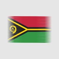 vetor de bandeira de vanuatu. bandeira nacional