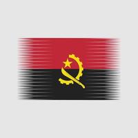 vetor de bandeira de angola. bandeira nacional