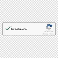 ícone de vetor captcha