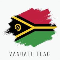 bandeira de vetor grunge vanuatu
