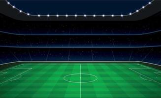 estádio de futebol de futebol com campo verde.