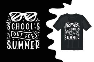 vetor de design de camiseta de tipografia de verão