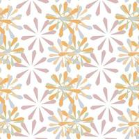 abstrato sem costura padrão com flor mandala. mosaico, azulejo vetor