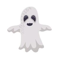 personagem de quadrinhos fantasma de halloween vetor