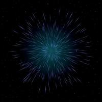 linhas de fogos de artifício com poeira de estrelas de partículas vetor