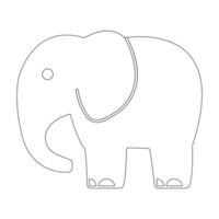 vetor de ilustração de ícone de elefante