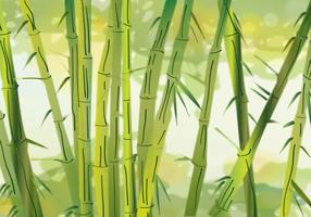 Bambu hijau vetor