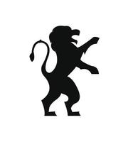 símbolo de leão de ilustração vetorial vetor