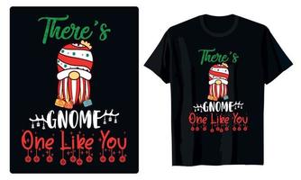 feliz natal gnomos designs para t-shirt, banner, cartões, decoração, caneca, etc vetor
