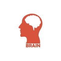 ícone do cérebro humano vetor