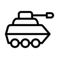 design de ícone de tanque de brinquedo vetor