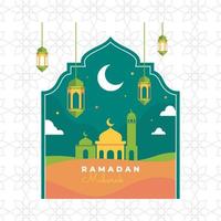 projeto de ramadã mubarak vetor