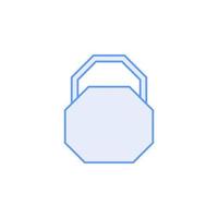 vetor de kettlebell para apresentação de ícone de símbolo de site