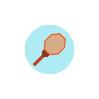 vetor de raquete de badminton para apresentação do ícone do símbolo do site