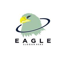 vetor de design de logotipo de águia com vetor premium de conceito criativo moderno