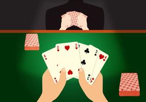 Vetor de jogo de poker