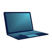 tecnologia de computador laptop vetor