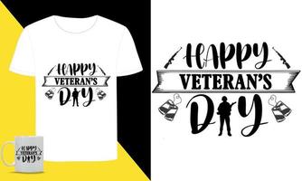 camiseta tipográfica svg veterano americano vetor