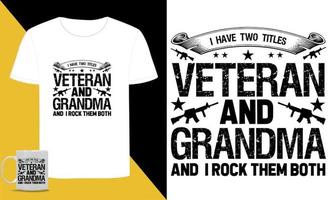 camiseta tipográfica svg veterano americano vetor