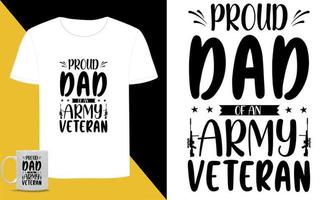 camiseta tipográfica svg veterano americano vetor