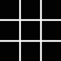 ícone de glifo de cubo rubik vetor