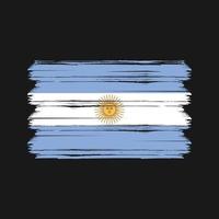 vetor de bandeira argentina. bandeira nacional