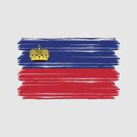 vetor de bandeira de liechtenstein. bandeira nacional