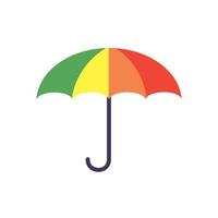 acessório colorido guarda-chuva vetor