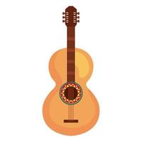 instrumento musical de guitarra vetor