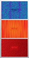 fundo abstrato com conjunto de variações de cor gradiente vetor