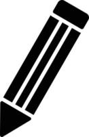 ícone de glifo de lápis vetor